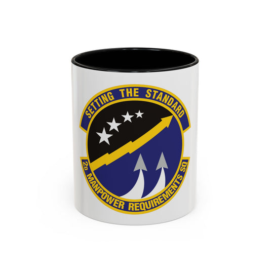 2d Manpower Requirements Squadron (U.S. Air Force) Accent Coffee Mug