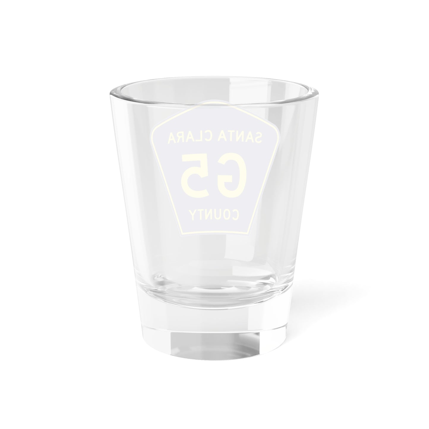 Santa Clara County G5 (California) (Road Sign) Shot Glass 1.5oz