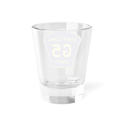 Santa Clara County G5 (California) (Road Sign) Shot Glass 1.5oz
