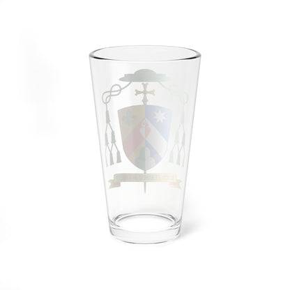 Escudo de Devair Araújo da Fonseca (Spain) (Coat of Arms) Pint Glass 16oz