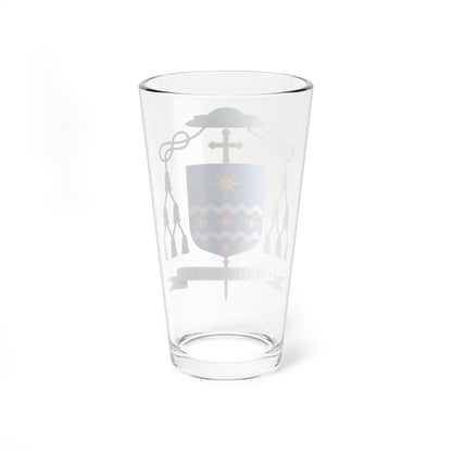 Escudo de Antonio José Valín Valdés (Spain) (Coat of Arms) Pint Glass 16oz