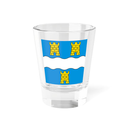 CHE Dardagny Flag (Switzerland) Shot Glass 1.5oz