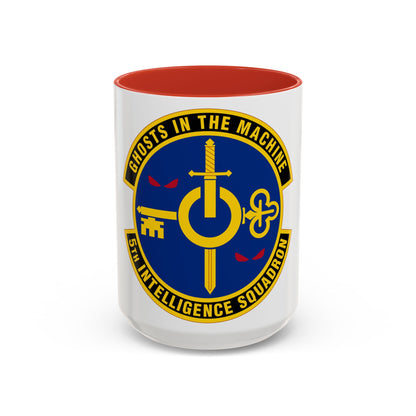 5 Intelligence Squadron ACC (U.S. Air Force) Accent Coffee Mug