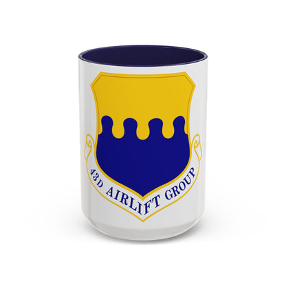 43d Airlift Group (U.S. Air Force) Accent Coffee Mug