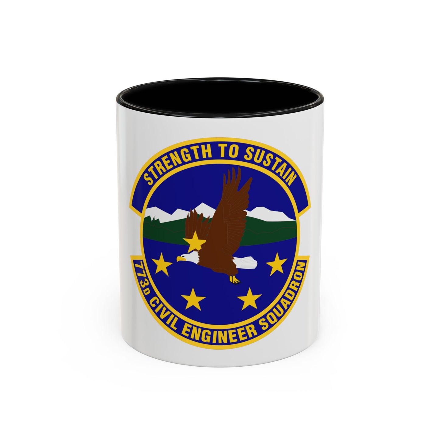 773 Civil Engineer Squadron PACAF (U.S. Air Force) Accent Coffee Mug