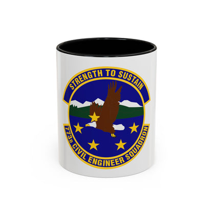 773 Civil Engineer Squadron PACAF (U.S. Air Force) Accent Coffee Mug