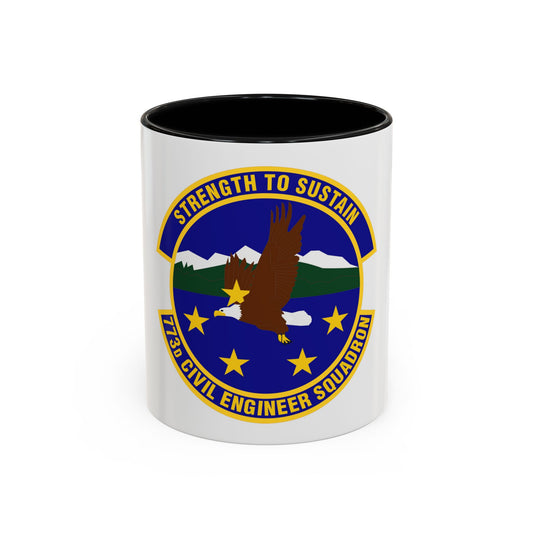 773 Civil Engineer Squadron PACAF (U.S. Air Force) Accent Coffee Mug