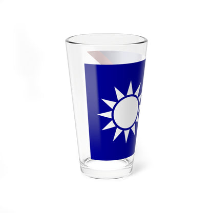 ROCN Commodores Flag 1929 (China) Pint Glass 16oz