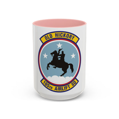 105th Airlift Squadron 2 (U.S. Air Force) Accent Coffee Mug