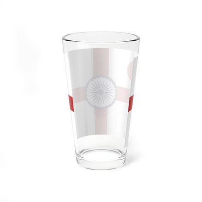 Vice Admiral of the Indian Navy rank flag (India) Pint Glass 16oz
