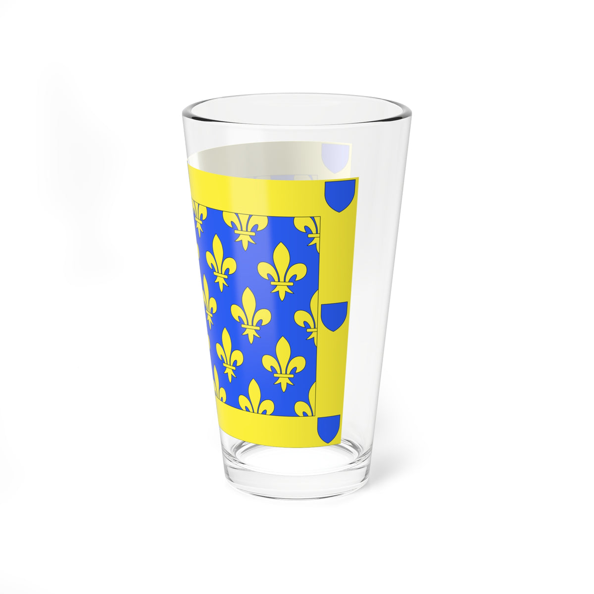 Drapeau fr departement Ardeche (France) Pint Glass 16oz