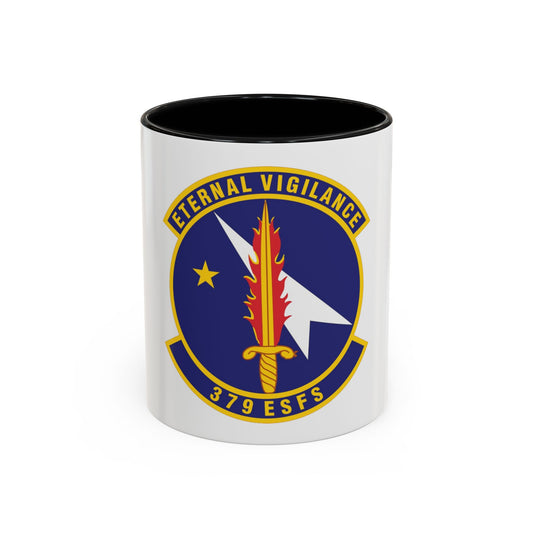 379th Expeditionary Security Forces Squadron (U.S. Air Force) Accent Coffee Mug