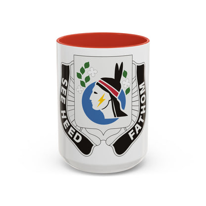 635 Military Intelligence Battalion (U.S. Army) Accent Coffee Mug