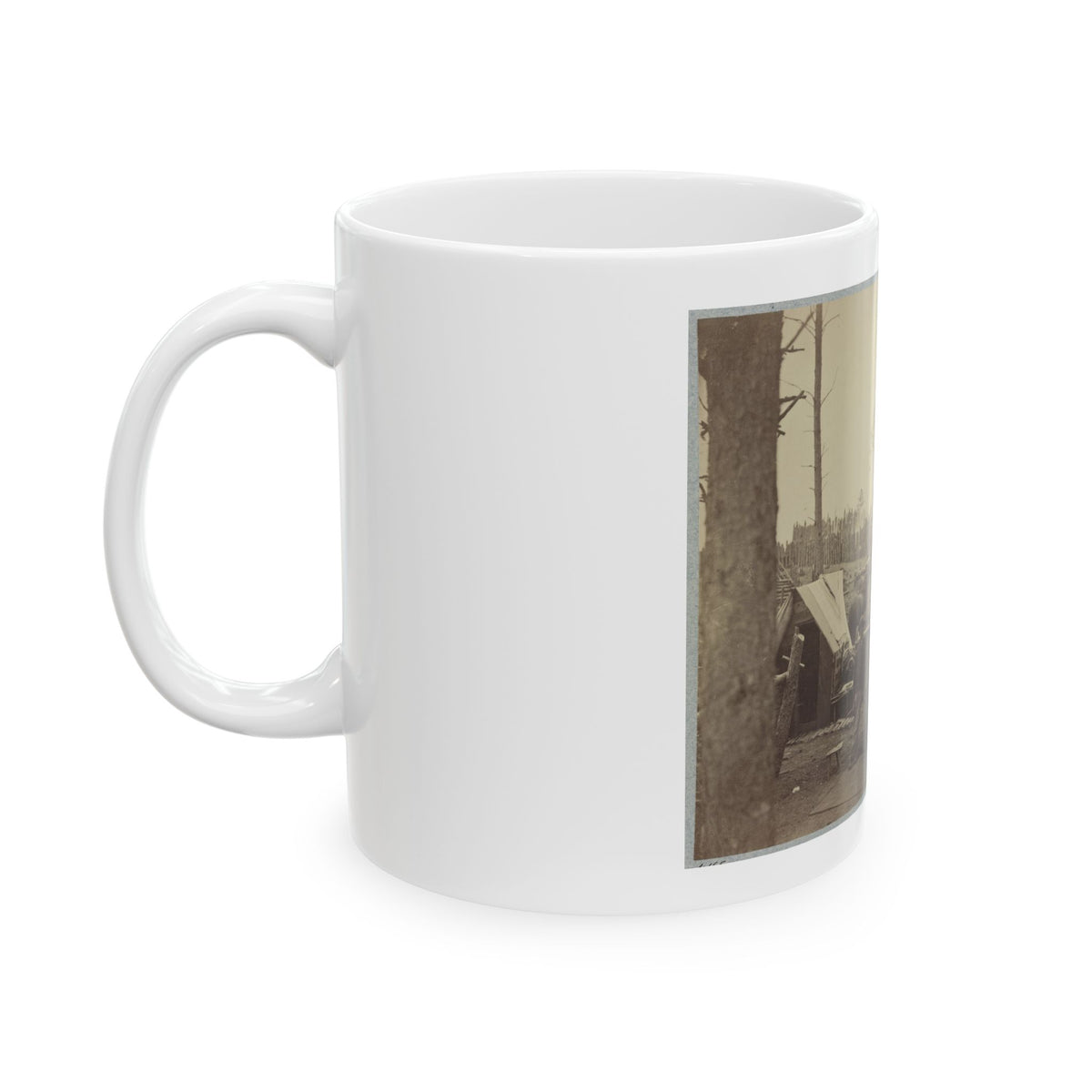 Breaking Camp, Brandy Station, Va. (U.S. Civil War) White Coffee Mug