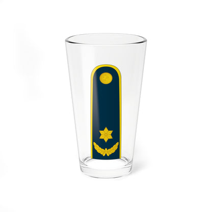 16 Lithuania Air Force MAJ (Lithuania) (Military Rank) Pint Glass 16oz