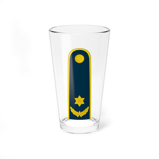 16 Lithuania Air Force MAJ (Lithuania) (Military Rank) Pint Glass 16oz
