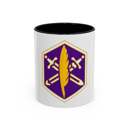 85 Civil Affairs Brigade 2 (U.S. Army) Accent Coffee Mug