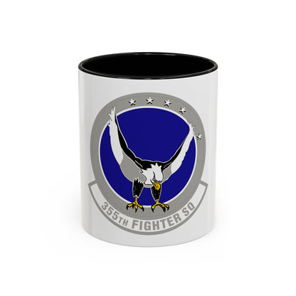355 Fighter Squadron PACAF (U.S. Air Force) Accent Coffee Mug