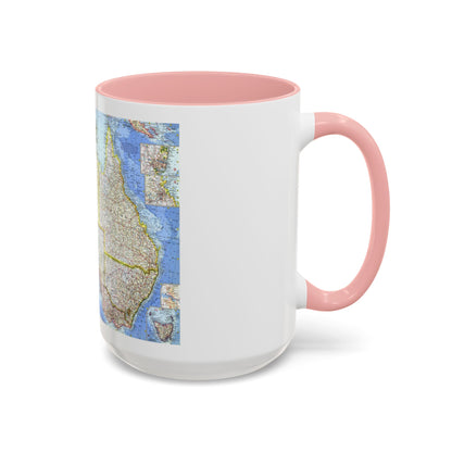 Australia (1963) (Map) Accent Coffee Mug
