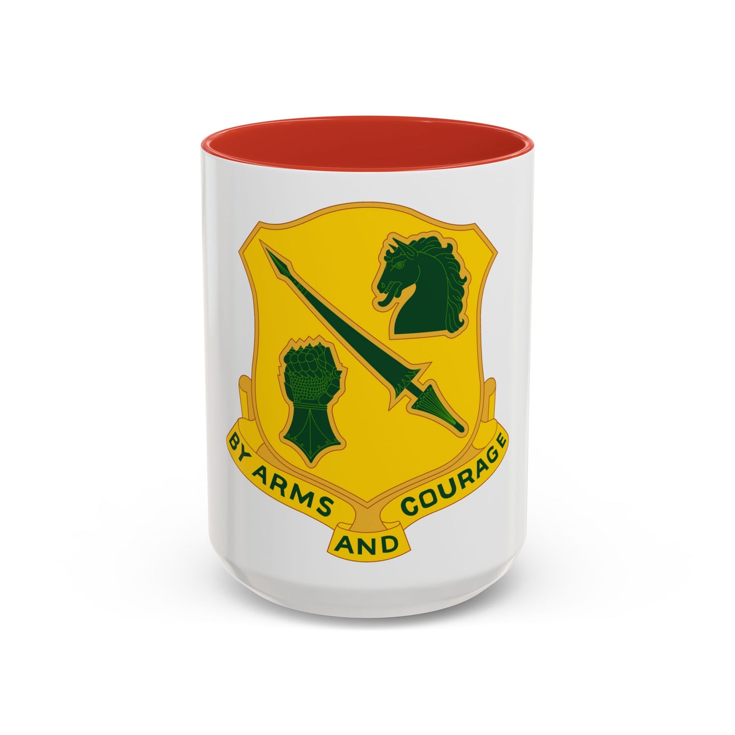 134 Tank Battalion (U.S. Army) Accent Coffee Mug