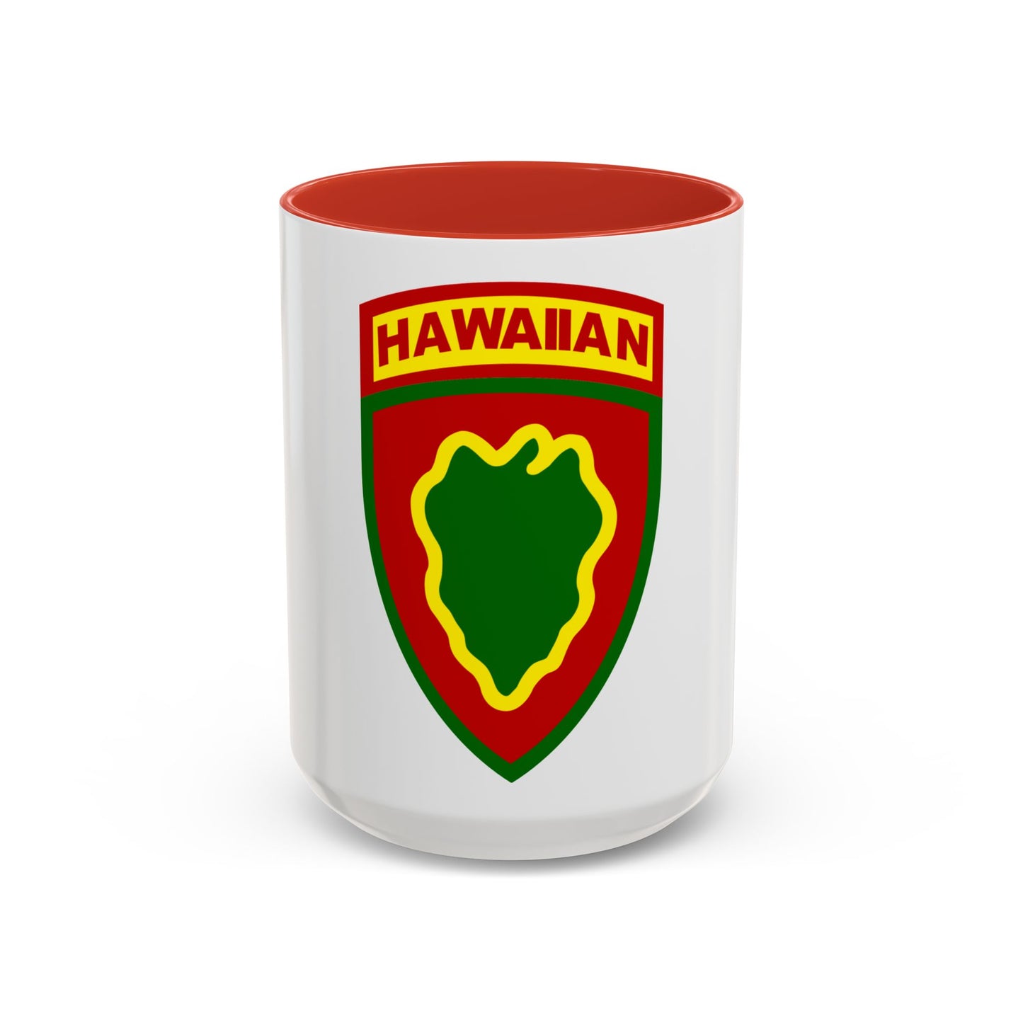 Hawaiian Division (U.S. Army) Accent Coffee Mug