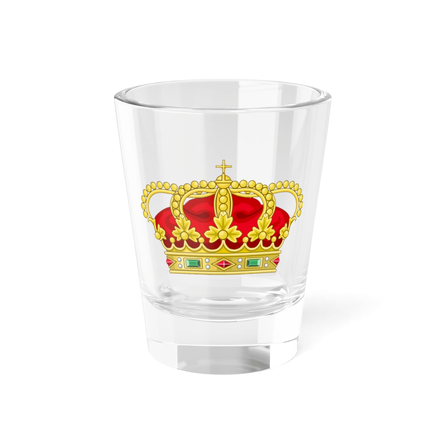 Heraldic Royal Crown of Portugal - Eight Arches (Portugal) (Coat of Arms) Shot Glass 1.5oz
