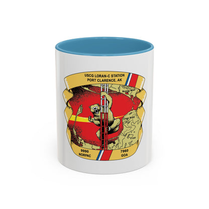 USCG Loran C  Station Port Clarence AK (U.S. Coast Guard) Accent Coffee Mug