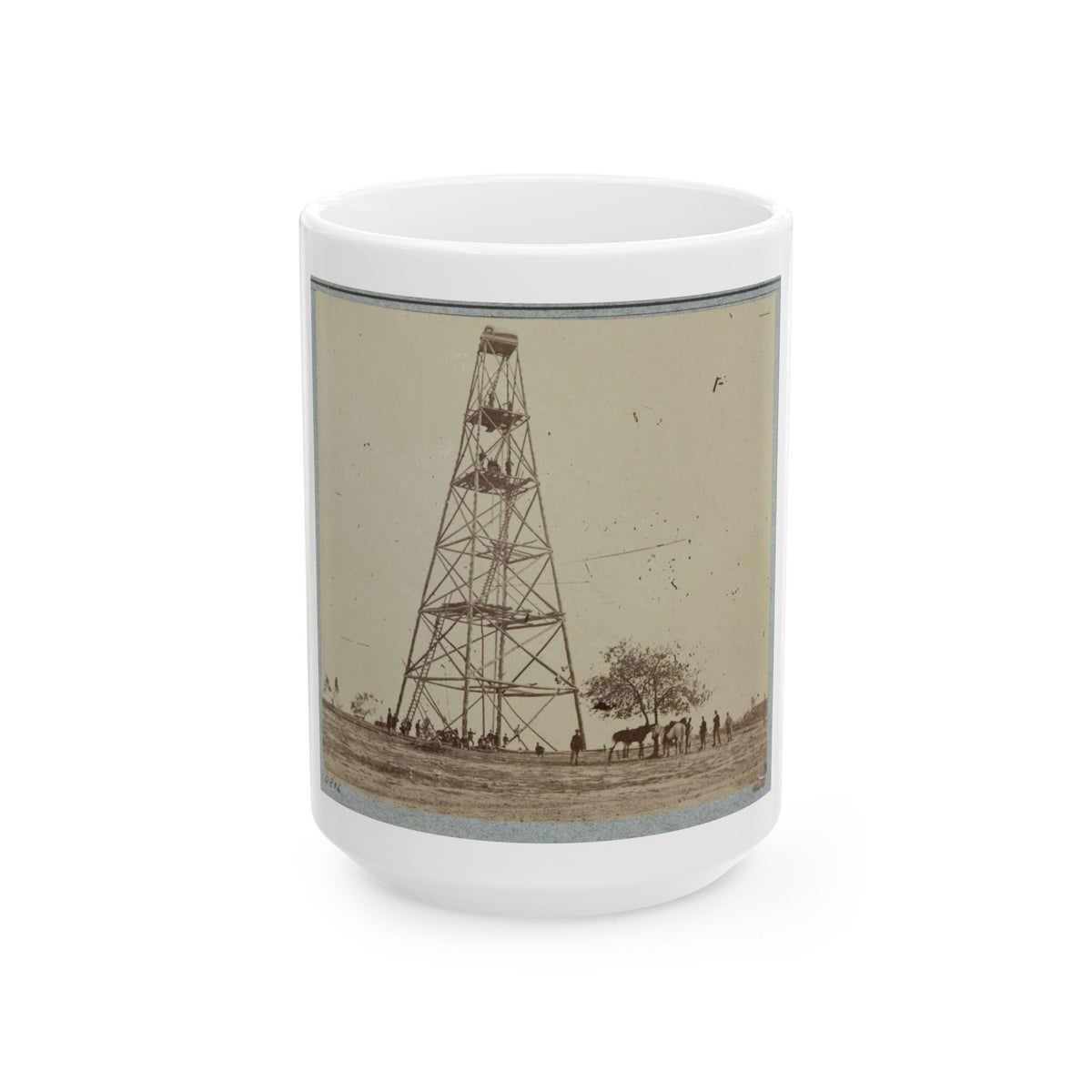 Signal Tower (U.S. Civil War) White Coffee Mug