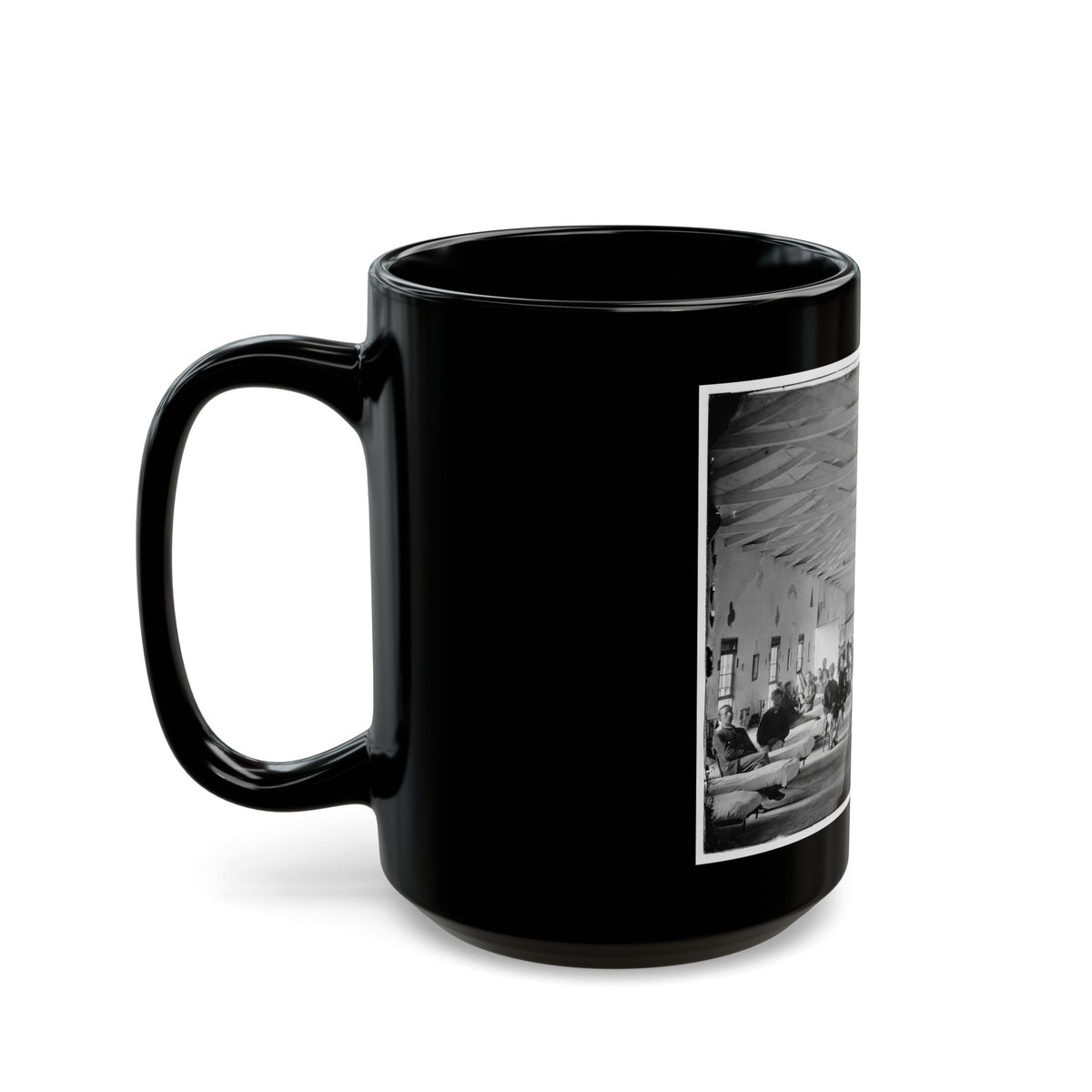 Washington, D.C. Patients In Ward K Of Armory Square Hospital (U.S. Civil War) Black Coffee Mug