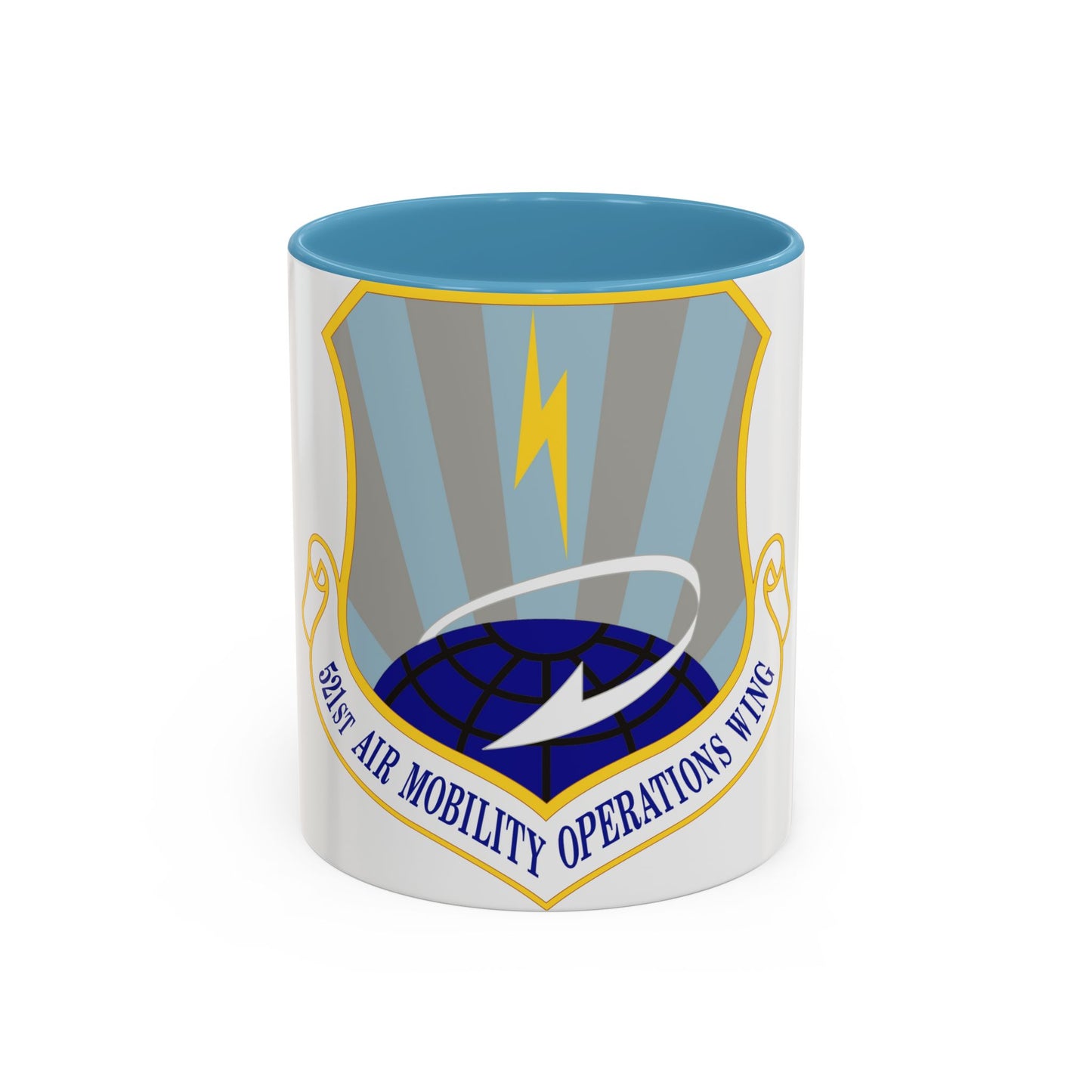 521st Air Mobility Operations Wing (U.S. Air Force) Accent Coffee Mug