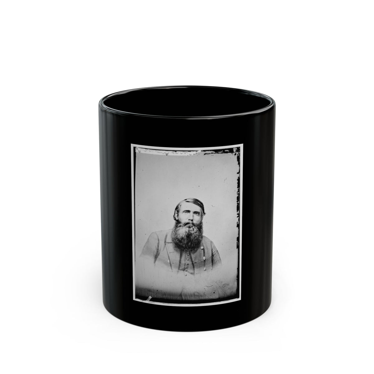 Capt. John H. Mcneill, C.S.A. (U.S. Civil War) Black Coffee Mug