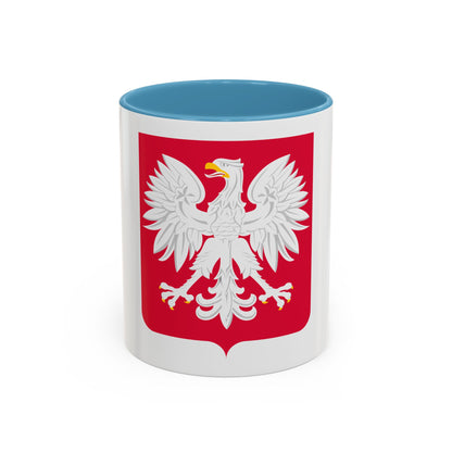 Coat of arms of Poland (1980-1990) - Accent Coffee Mug
