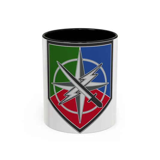 648 Maneuver Enhancement Brigade (U.S. Army) Accent Coffee Mug 11oz Black - Go Mug Yourself