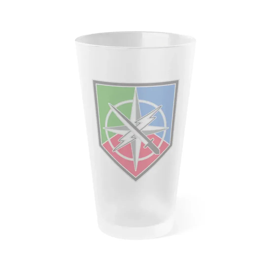648 Maneuver Enhancement Brigade (U.S. Army) Frosted Pint Glass 16oz Default Title - Go Mug Yourself