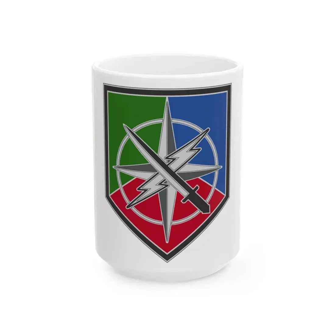648 Maneuver Enhancement Brigade (U.S. Army) White Coffee Mug 15oz - Go Mug Yourself