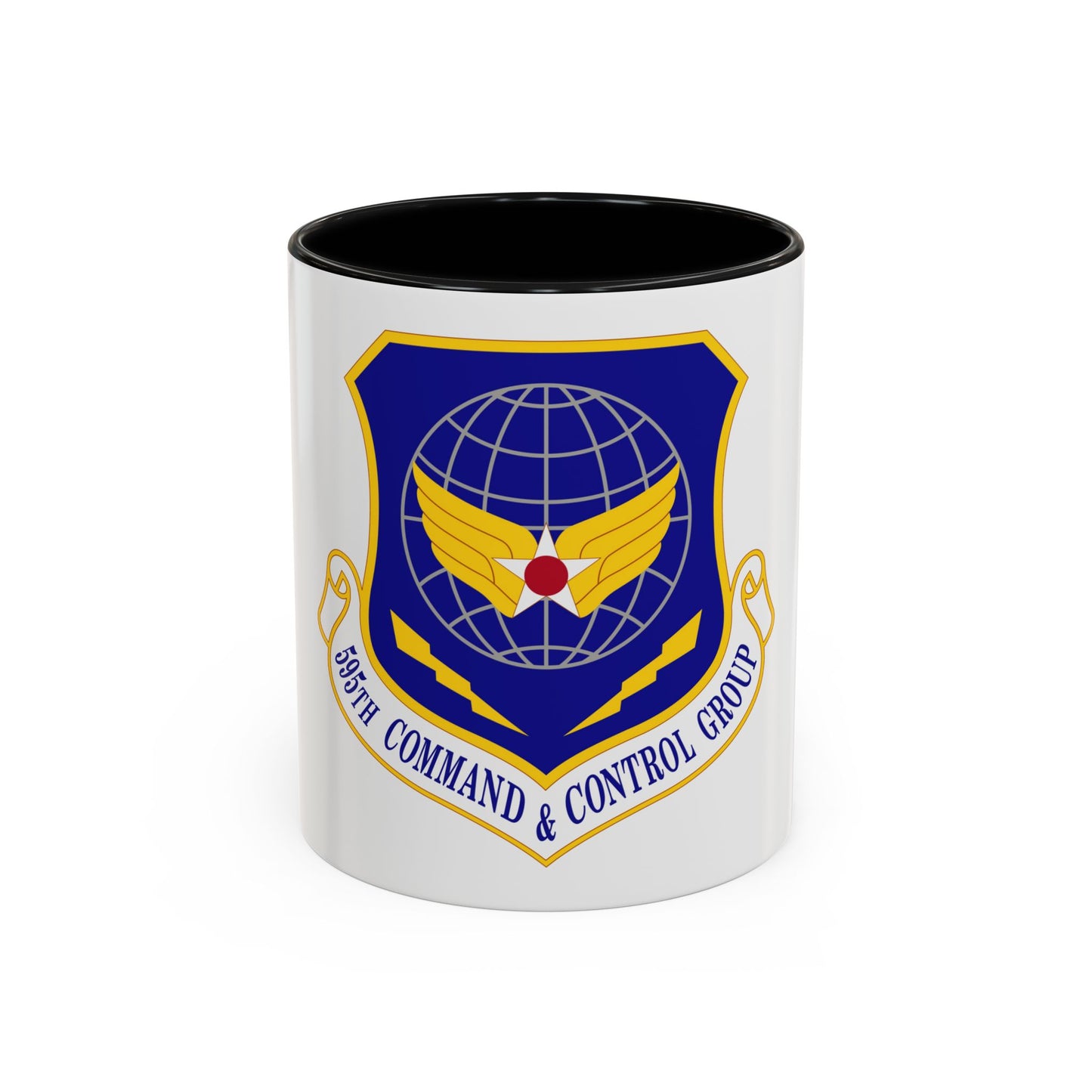 595 Command and Control Group AFSPC (U.S. Air Force) Accent Coffee Mug