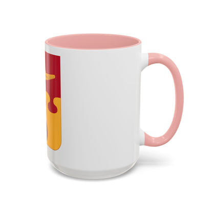 675th Airborne Field Artillery Battalion v2 (U.S. Army) Accent Coffee Mug