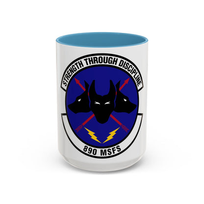 890 Missile Security Forces Squadron AFGSC (U.S. Air Force) Accent Coffee Mug