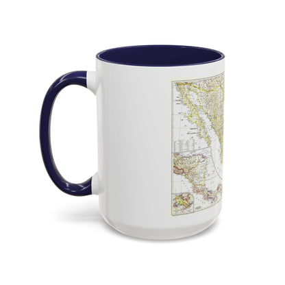 Central America & Mexico (1953) (Map) Accent Coffee Mug