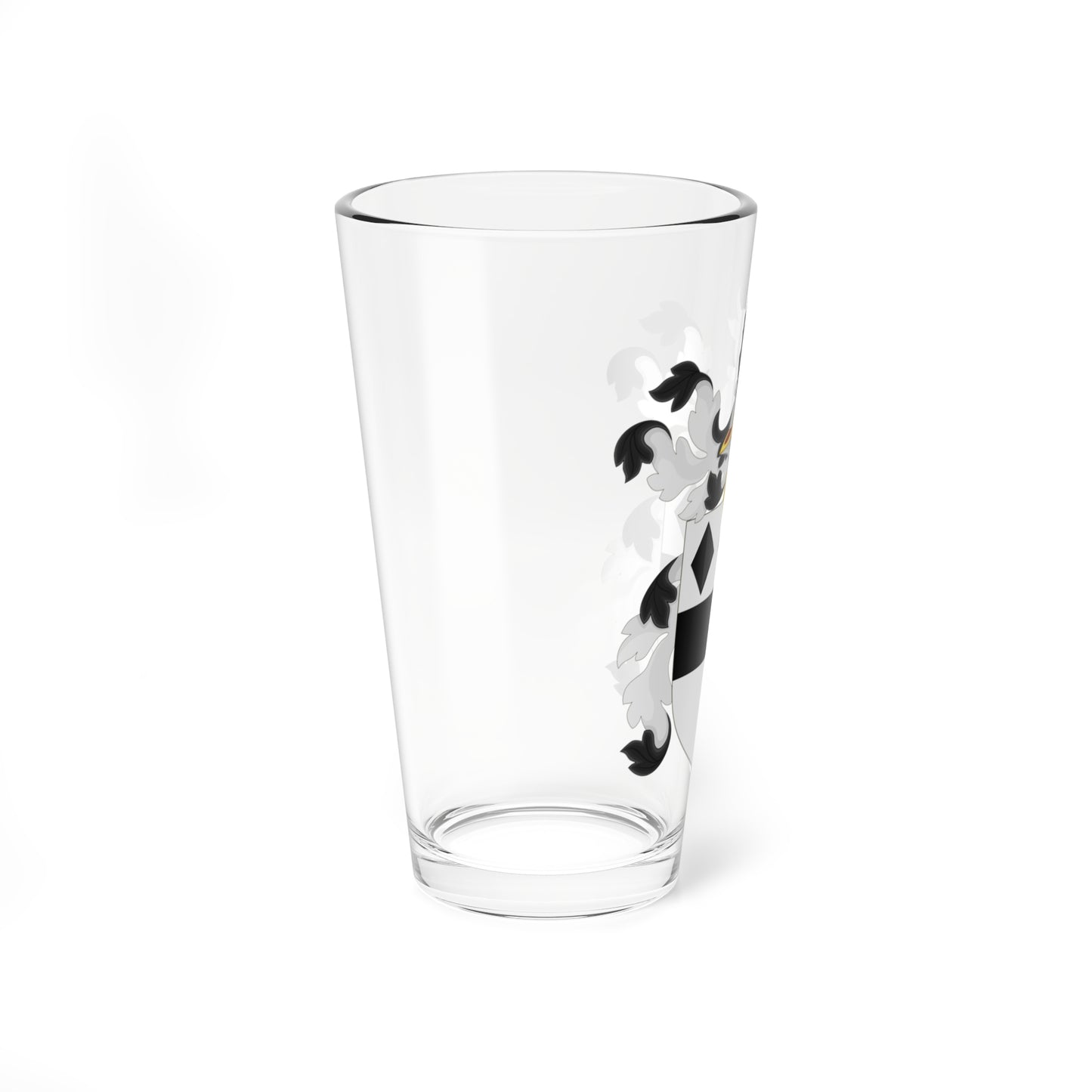 Coat of Arms of Walter Aston (United States) (Coat of Arms) Pint Glass 16oz