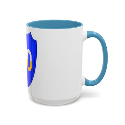 100th Infantry Division SSI (U.S. Army) Accent Coffee Mug