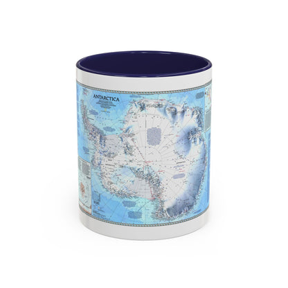 Antarctica (1987) (Map) Accent Coffee Mug