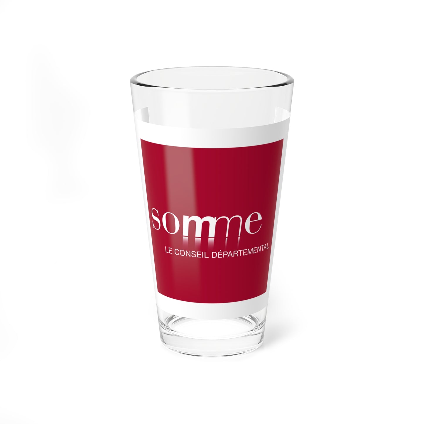 Flag of the Department of Somme Variant 1 (France) Pint Glass 16oz