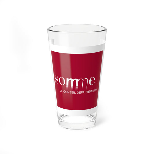 Flag of the Department of Somme Variant 1 (France) Pint Glass 16oz