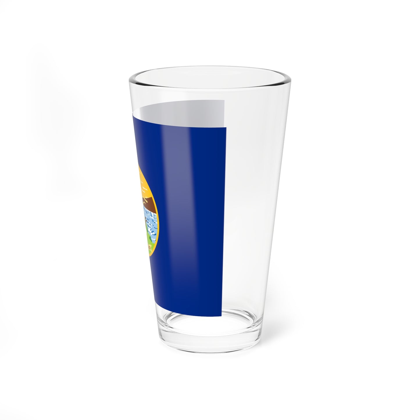 Flag of Montana 1905-1981 (United States) Pint Glass 16oz