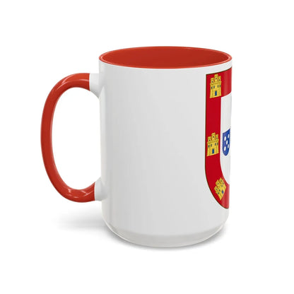 Royal Arms of Portugal - Accent Coffee Mug-Go Mug Yourself