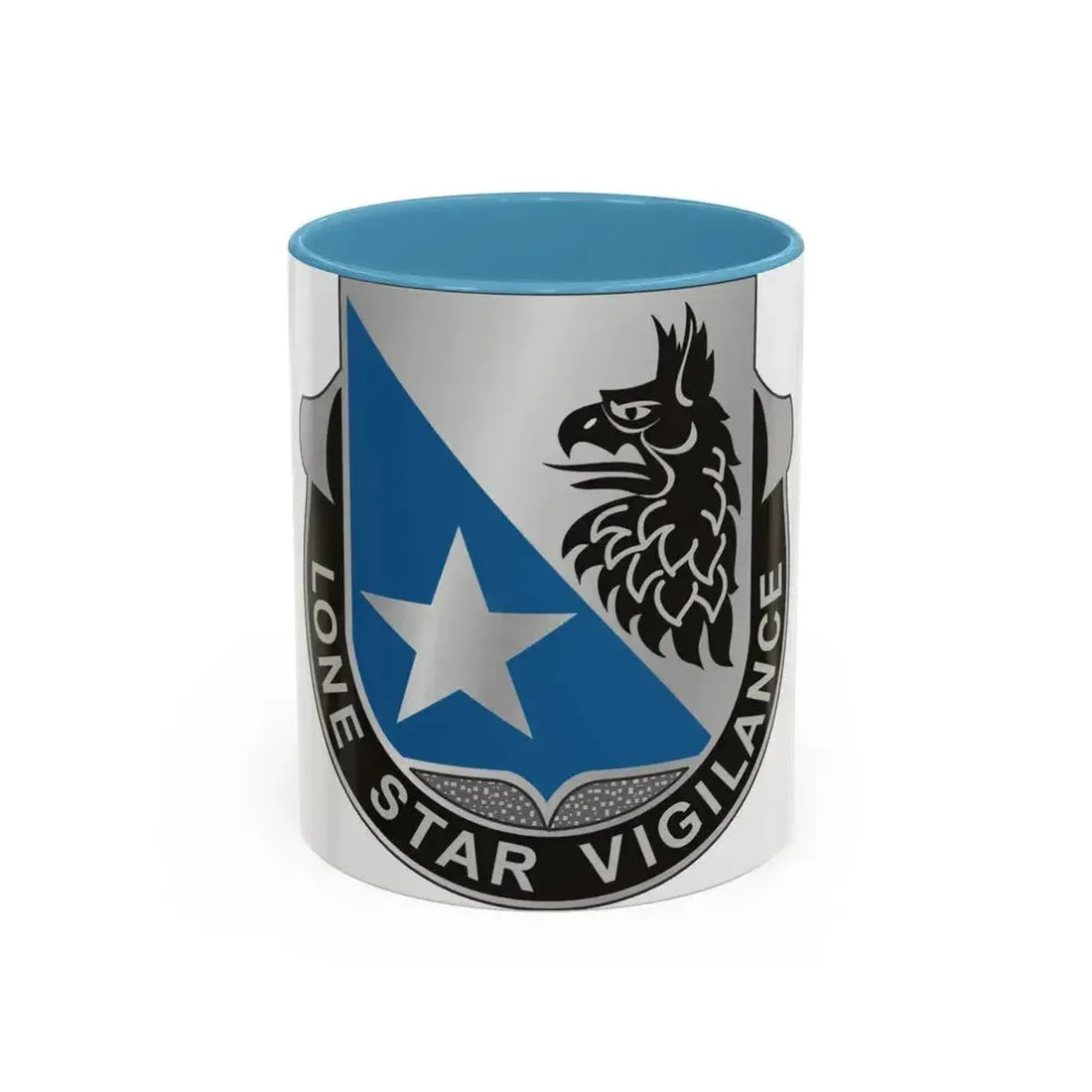 649 Military Intelligence Battalion (U.S. Army) Accent Coffee Mug 11oz Light Blue - Go Mug Yourself