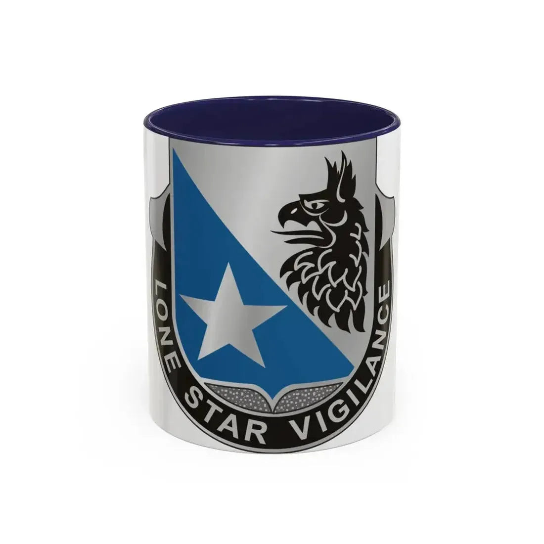 649 Military Intelligence Battalion (U.S. Army) Accent Coffee Mug 11oz Navy - Go Mug Yourself