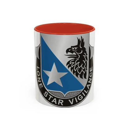 649 Military Intelligence Battalion (U.S. Army) Accent Coffee Mug 11oz Red - Go Mug Yourself