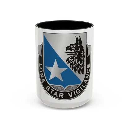 649 Military Intelligence Battalion (U.S. Army) Accent Coffee Mug 15oz Black - Go Mug Yourself